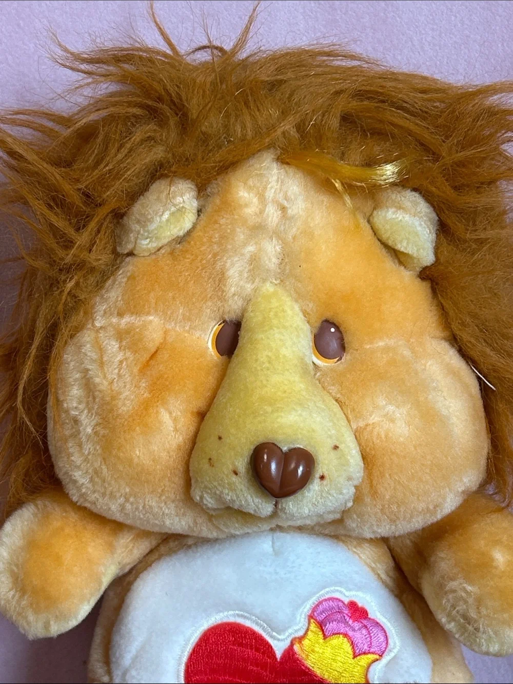 Vintage Kenner 1984 Care Bears Cousins 13” Brave Heart Lion